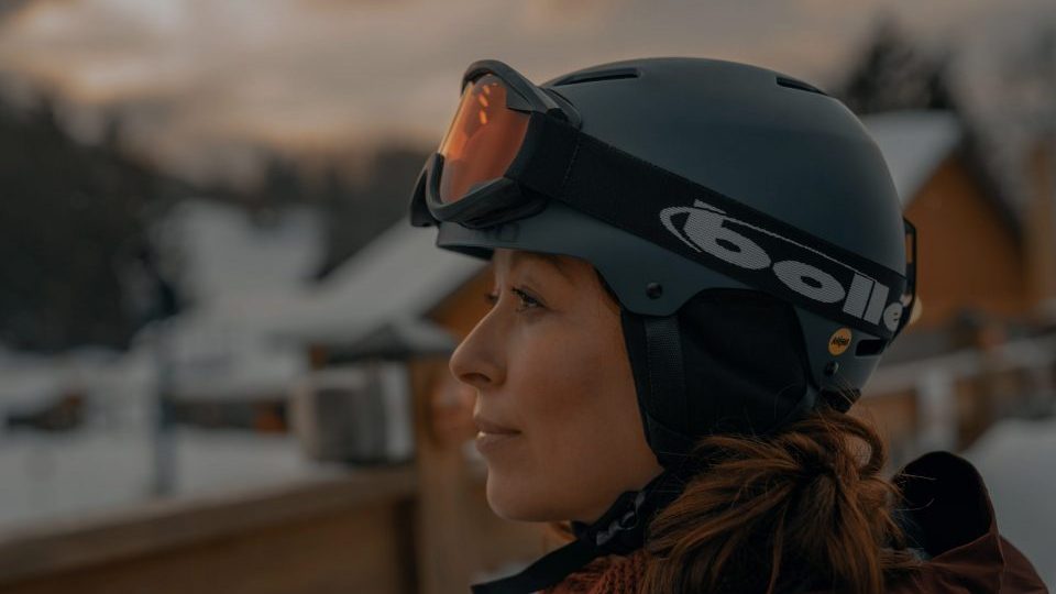 women skier looking into the distance